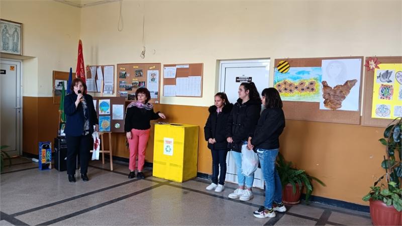 РИОСВ-Пазарджик и училището в Калугерово се включиха в Европейската седмица за намаляване на отпадъците с обща инициатива